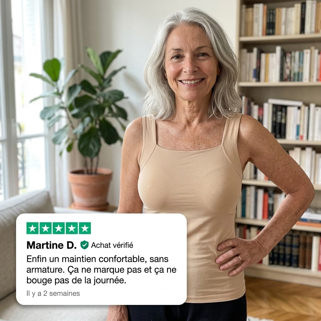 Débardeur gainant confort avec soutien-gorge intégré